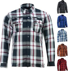 Camisa de Cuero Protectora Unisex para Motociclistas, Reforzada, Resistente al Viento, para Invierno, Talla Grande - Product Image 1
