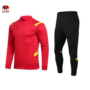 Survêtement de football pour homme sur mesure, options d'impression de logo brodé, plusieurs couleurs, tailles plus grandes, vente en gros - Product Image 2