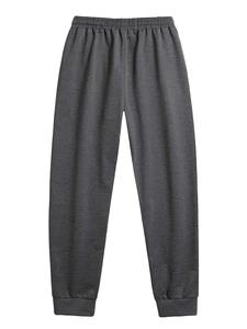 Joggers de lana de otoño para hombre, ropa de calle sólida, pantalones de chándal, pantalones de chándal informales - Product Image 6