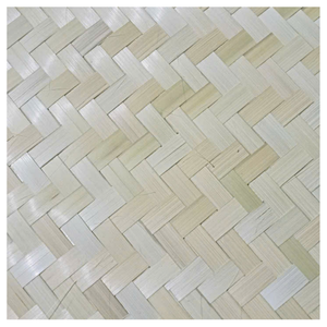 Rouleau de sangle en bambou écologique tissé à la main matériau de maille de canne en rotin pour la décoration de panneaux muraux de conception de meubles - Product Image 6