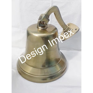 Campana Náutica de Lujo Chapada en Oro Brillante, Campanas Decorativas de Pared, Impresión Personalizada, Campana de Puerta con Diseño del Titanic, Accesorios de Decoración de Pared - Product Image 6