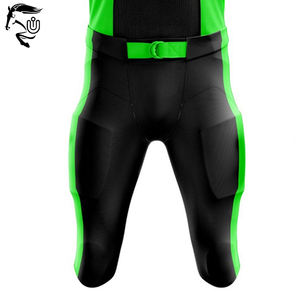 Venta al por mayor de fábrica, diseño personalizado, ropa deportiva de secado rápido, uniforme americano, traje de fútbol de manga corta, conjunto de uniforme de fútbol americano - Product Image 2