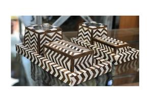 Plateaux d'incrustation d'os pour hôtels et restaurants, ustensiles de cuisine, vente en gros - Product Image 3