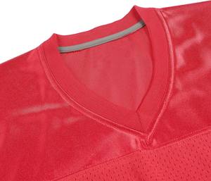 Patrón 3D Camisetas de fútbol americano Manga a rayas Efectos en relieve y texturizados Tela de alto rendimiento Marca personalizada - Product Image 4