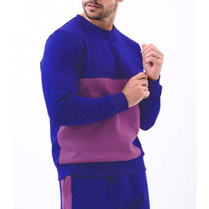 Screen Puff impresión algodón bordado hombres invierno liso mezclado personalizado hombres cuello redondo sudadera alta calidad peso pesado - Product Image 1