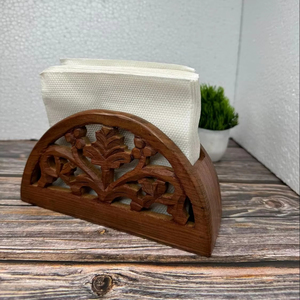 S A Artisanat Porte-mouchoirs en bois fonctionnel et décoratif - Product Image 2