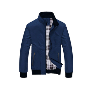 Veste coupe-vent de randonnée imperméable à la conception personnalisée en gros Vestes d'extérieur tissées à fermeture éclair pour hommes - Product Image 4