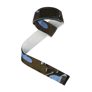 Sangles de poignet de gymnastique d'haltérophilie de haute qualité Logo personnalisé Sangles en coton d'haltérophilie OEM en coton Sangles de poignet d'haltérophilie - Product Image 4