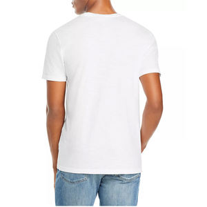 Camiseta extragrande de alta calidad para mujer, Camiseta con estampado personalizado de logotipo de talla grande, estilo informal de ocio, diseño sencillo en blanco para el verano - Product Image 2