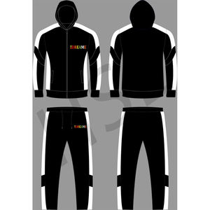 ชุดวอร์มผ้าฝ้ายขนแกะแบบมีฮู้ดสำหรับทุกเพศ - Product Image 3