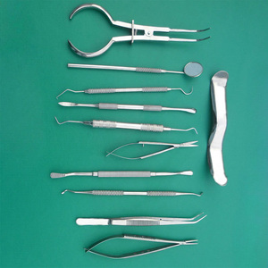 Kit básico de instrumentos de cirugía Dental Oral, manual de acero inoxidable, agarre ergonómico ligero, juego de herramientas quirúrgicas profesionales - Product Image 3