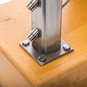 HIMOWAY Vis de fixation à tête hexagonale en acier inoxydable pour balustrade de câble, accessoires pour mur rideau - Product Image 5