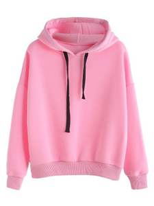 Sudadera con Capucha Moderna para Mujer, Sudadera de Manga Larga con Capucha, Top Suave y Cálido de Felpa, Mezcla de Algodón, Estilo Holgado Informal para Uso Diario - Product Image 5