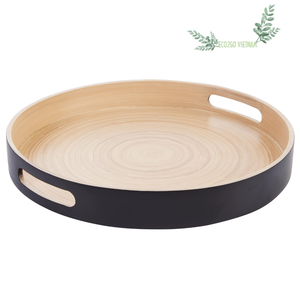 100% ECO-FRIENDLY NATURAL BAMBOO SPUN PLATES/ SPUN BAMBOO PLATES/ BAMBOO PLATE WITH CHEAPEST PRICE FROM ECO2GO VIET NAM - Product Image 1