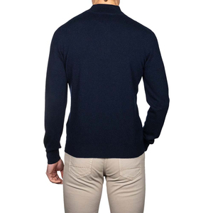 Plain Blank <b>Half</b> <b>Zip</b> <b>Men's</b> Clothing Street Wear Luxury <b>Half</b> <b>Zip</b> Hoodies Casual Winter <b>Half</b> <b>Zip</b> <b>Sweatshirt</b> Custom logo With OEM - Product Image 3