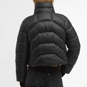 Veste matelassée en gros avec logo personnalisé, chaude, matelassée, d'hiver, avec motif uni, fermeture éclair, veste matelassée pour femmes 2026 - Product Image 2