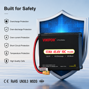 Batterie de drone UAV Li-polymère haute capacité 17Ah 45.6V 12S1P pour la topographie et la cartographie aériennes, compatible avec tous les types de connecteurs - Product Image 3