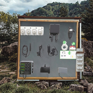 Gran controlador automático de dosificación de nutrientes para invernadero hidropónico solar con cubierta de película de PE de doble capa - Product Image 1