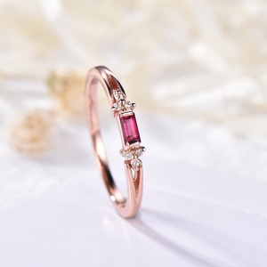 Anillo de oro con piedras preciosas de rubí Natural 100%, joyería fina de oro sólido de lujo con anillo de diamantes reales, joyería de piedras preciosas naturales de rubí indio - Product Image 2