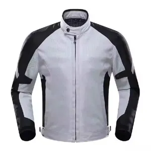 Vestes de moto pour hommes équitation sur mesure à la mode vélo équipement d'équitation moto veste de sécurité pour la conduite