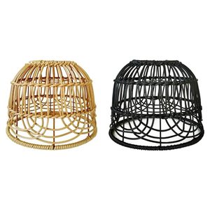 Handmade Black <b>Rattan</b> <b>Pendant</b> Light - Modern <b>pendant</b> light shade Home Decor - Product Image 3