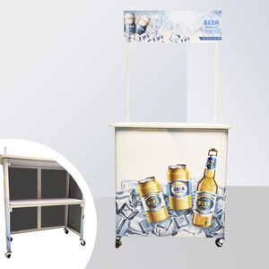 Plataforma Publicitaria Portátil con Ruedas - Product Image 1