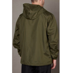 แจ็คเก็ตผ้าฝ้ายมีฮู้ดซิปหน้าสำหรับผู้ชายเสื้อกันลม100% เสื้อมีฮู้ดแฟชั่นออกแบบได้ตามต้องการ - Product Image 2