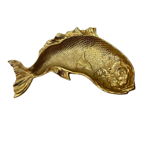 Plateau personnalisé en gros Plateau de table décoratif en forme de feuille Bol en métal plaqué or de meilleure qualité pour table - Product Image 6