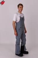Pantalon de neige à bretelles personnalisé pour hommes imperméable coupe-vent respirant pour le ski pantalon à bretelles de snowboard taille adulte