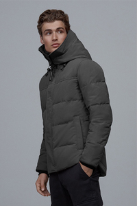 Chaqueta Bomber Impermeable para Hombre, Negra, Estilo Denim, con Capucha, Ropa de Calle de Invierno 2024, Tejida al por Mayor - Product Image 2