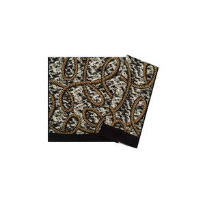 Vintage Satin Silk Scarf Long Rectangular Designer Pattern Digital Print for Spring Summer - Product Image 1