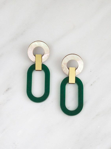 ต่างหูเรซินและไม้สไตล์นางฟ้าเป็นมิตรต่อสิ่งแวดล้อมสำหรับผู้หญิงส่งตรงจากอินเดียสำหรับปาร์ตี้ - Product Image 3