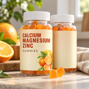 Gummies de calcium, magnésium et zinc à marque privée OEM – Complément minéral pour le soutien osseux – Formule personnalisée – Logo personnalisé - Product Image 2