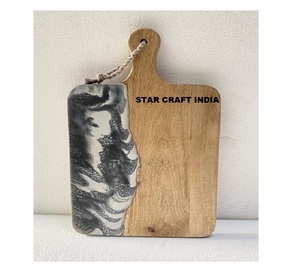 Tabla de cortar de madera al por mayor, tablas de cortar de cocina de madera para carne, queso, pan, verduras, frutas, cuchillo amigable - Product Image 5