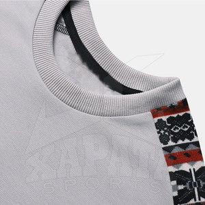 Offre Spéciale XAPATA SPORTS T-shirts Décontractés pour Hommes 100% Coton Molletonné Manches Courtes Coupe Ample 180g Séchage Rapide Respirant Col Rond Fabrication Usine - Product Image 3
