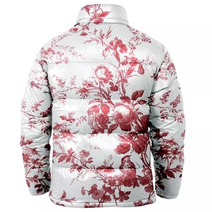 High Quality Custom Men's Winter Coat <b>Quilted</b> Hooded Puffer Jacket for Outdoor Warm and <b>Thick</b> Sublimation Padded Jacket - Product Image 2