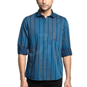 Chemise habillée 100% coton pour homme coupe ajustée et résistante aux plis avec coupe moderne pour un usage quotidien ou au bureau - Product Image 1