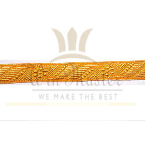 Trenza de alambre metálico trenzado de alta calidad OEM 32/35/42/45mm/encaje ceremonial de alambre - Product Image 1