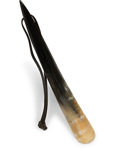 Véritable aide-chaussure en corne de buffle fabriqué à la main en bois naturel taille personnalisable accessoire prix usine cornes de boeuf - Product Image 3