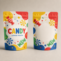 Sachet Doypack refermable à fermeture éclair de 10lb, 12lb, 15lb pour emballage de café, thé, bonbons, noix, graines pures et poudre de protéines de lactosérum
