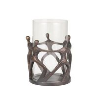 Royal Touch METAL WAVE - Decoración Navideña de Lujo, Duradera y Única, Hecha a Mano, Chapada en Metal, con Cristal Transparente y Letras Impresas