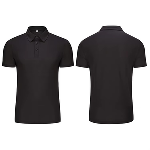 Poliéster seco de golf con logotipo personalizado para polos con diseño de Camiseta deportiva bordada tejida para sublimación - Product Image 5