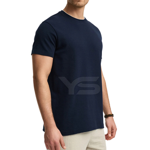 T-shirt respirant décontracté pour hommes 100% coton avec option multicolore - Product Image 4