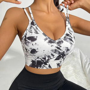 Sujetador Deportivo Ligero sin costuras de alto soporte para mujer, camiseta sin mangas para entrenamiento físico, ropa de gimnasio, secado rápido, transpirable, a prueba de golpes - Product Image 2