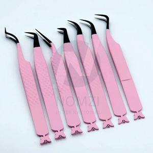 แหนบต่อขนตาปลอม90องศาแบบใหม่สีปลายแหลมออกแบบได้ตามต้องการ - Product Image 6