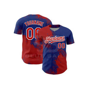 Jersey de béisbol Premium para equipos deportivos Tela de malla de poliéster ligera Jersey de béisbol clásico - Product Image 2