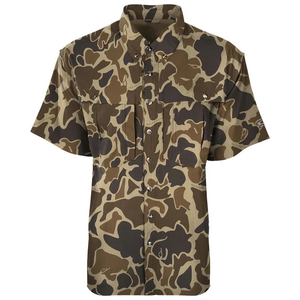 Vêtements de chasse pour hommes de haute qualité, tactiques, grande taille, respirants, tricotés, d'été, à double boutonnage, col rabattu, manches longues - Product Image 1