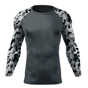 Rashguard unisexe 2025 personnalisé avec logo imprimé de haute qualité en Spandex/Nylon à séchage rapide - Product Image 1