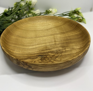 Assiette en bois de qualité supérieure, texture naturelle élégante, durable et écologique pour tous les besoins de restauration, Crescent Crafts - Product Image 1