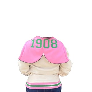 Sudadera Personalizada con Bordado Chenille para Mujer, Cuello en V, Talla Grande, Invierno, con Logotipo Frontal, para la Fraternidad Omega Psi Phi - Product Image 4